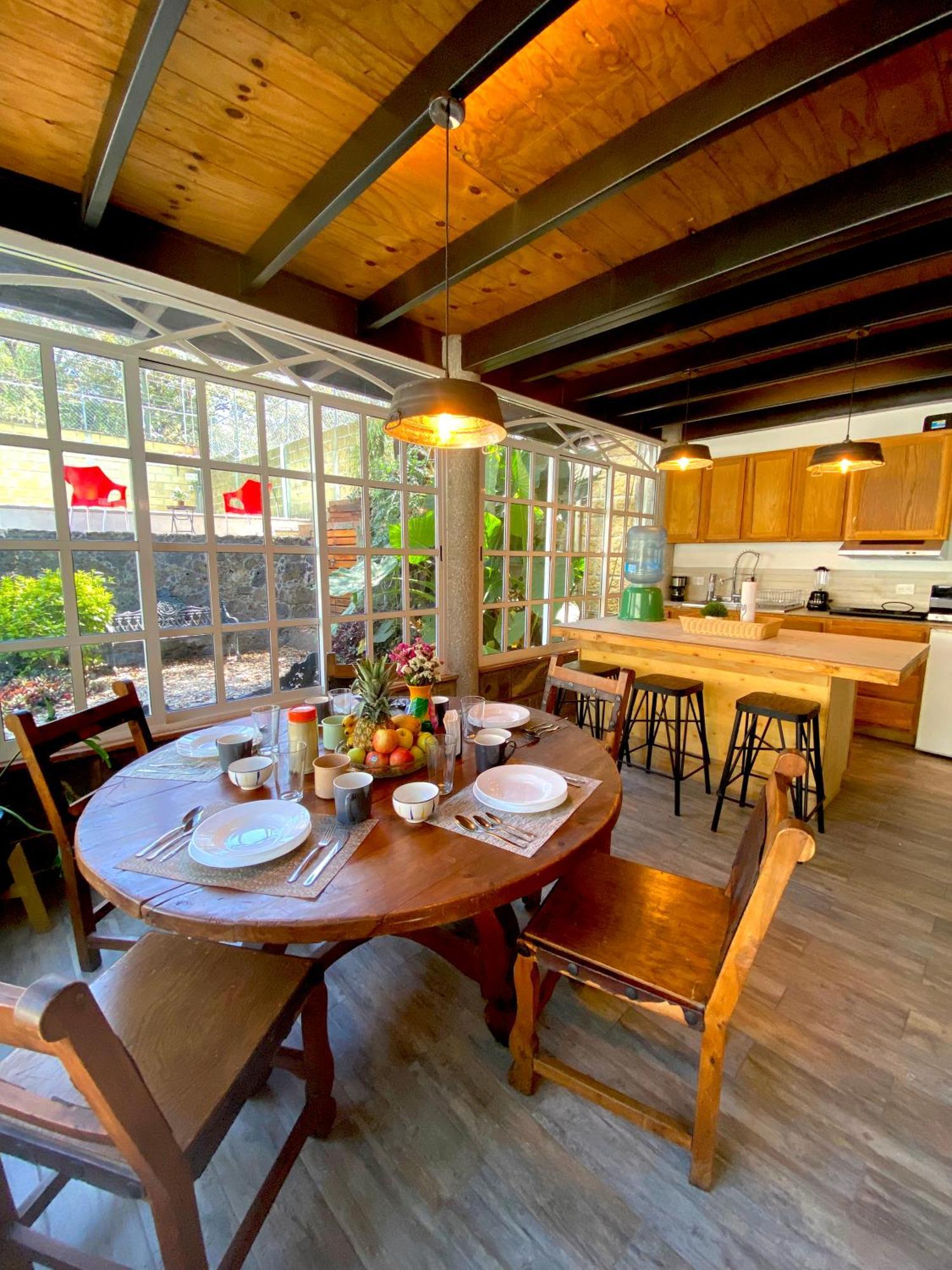 Casa Encino Con Alberca Climatizada En Tepoztlan别墅 外观 照片
