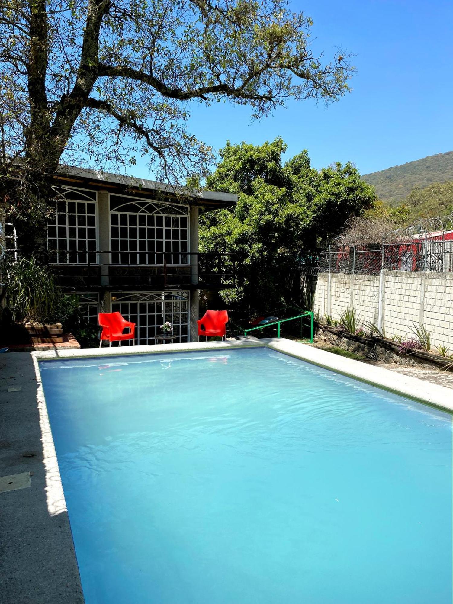 Casa Encino Con Alberca Climatizada En Tepoztlan别墅 外观 照片